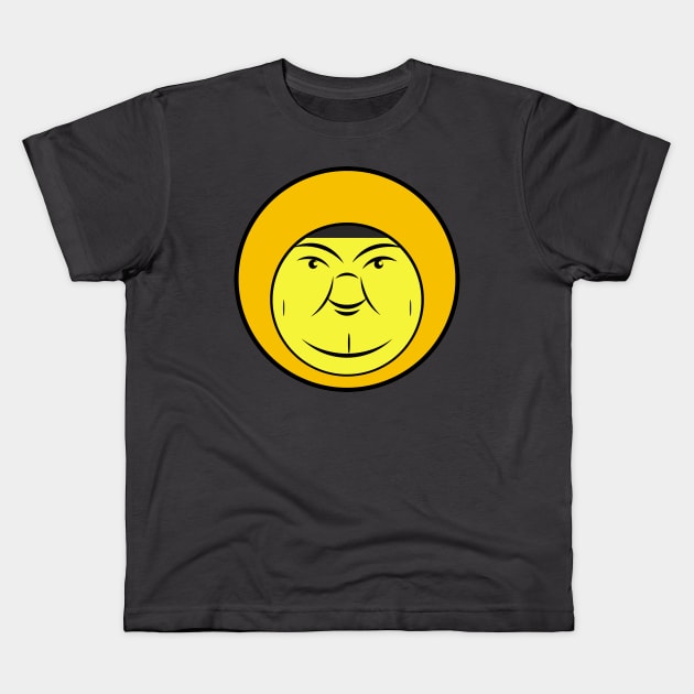 Chubby Face Kids T-Shirt by flimflamsam